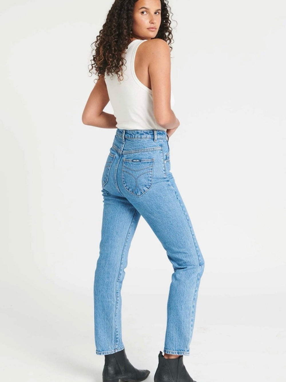 Rolla’s Dusters High Rise Slim Jeans Size 31 | Vintage Wash | 100% Cotton | EUC